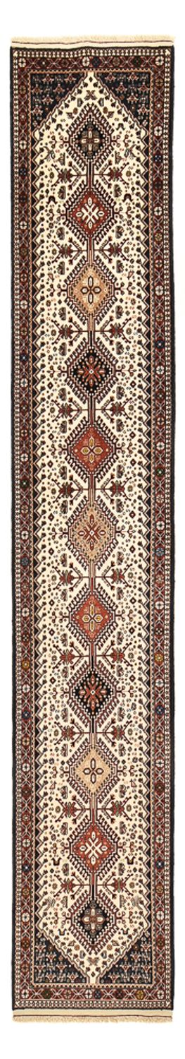 Løber Persisk tæppe - Nomadisk - 390 x 70 cm - lys beige