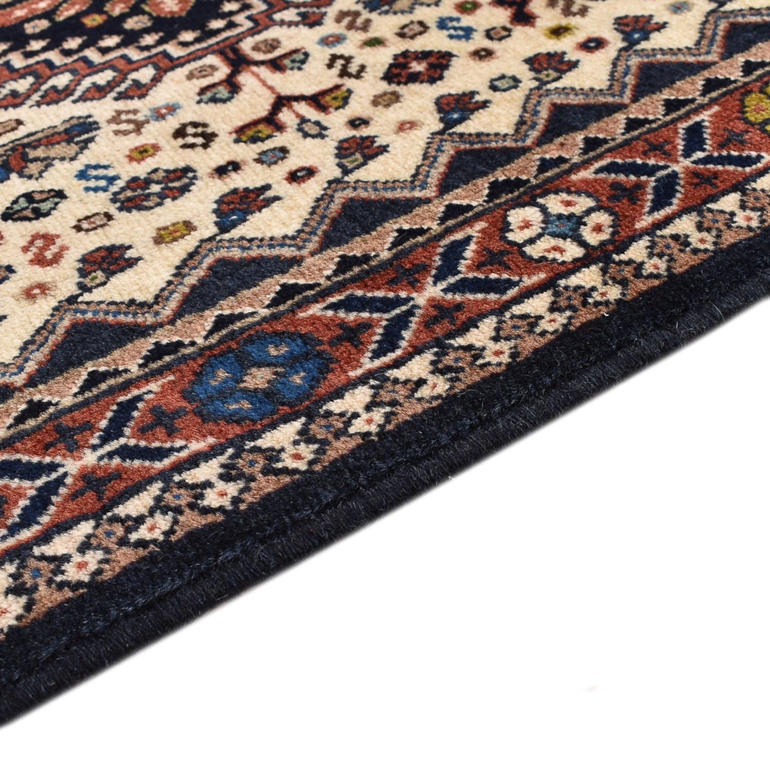 Løber Persisk tæppe - Nomadisk - 390 x 70 cm - lys beige