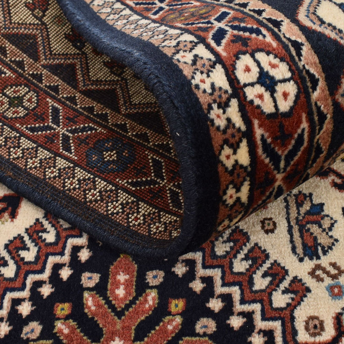 Løber Persisk tæppe - Nomadisk - 390 x 70 cm - lys beige