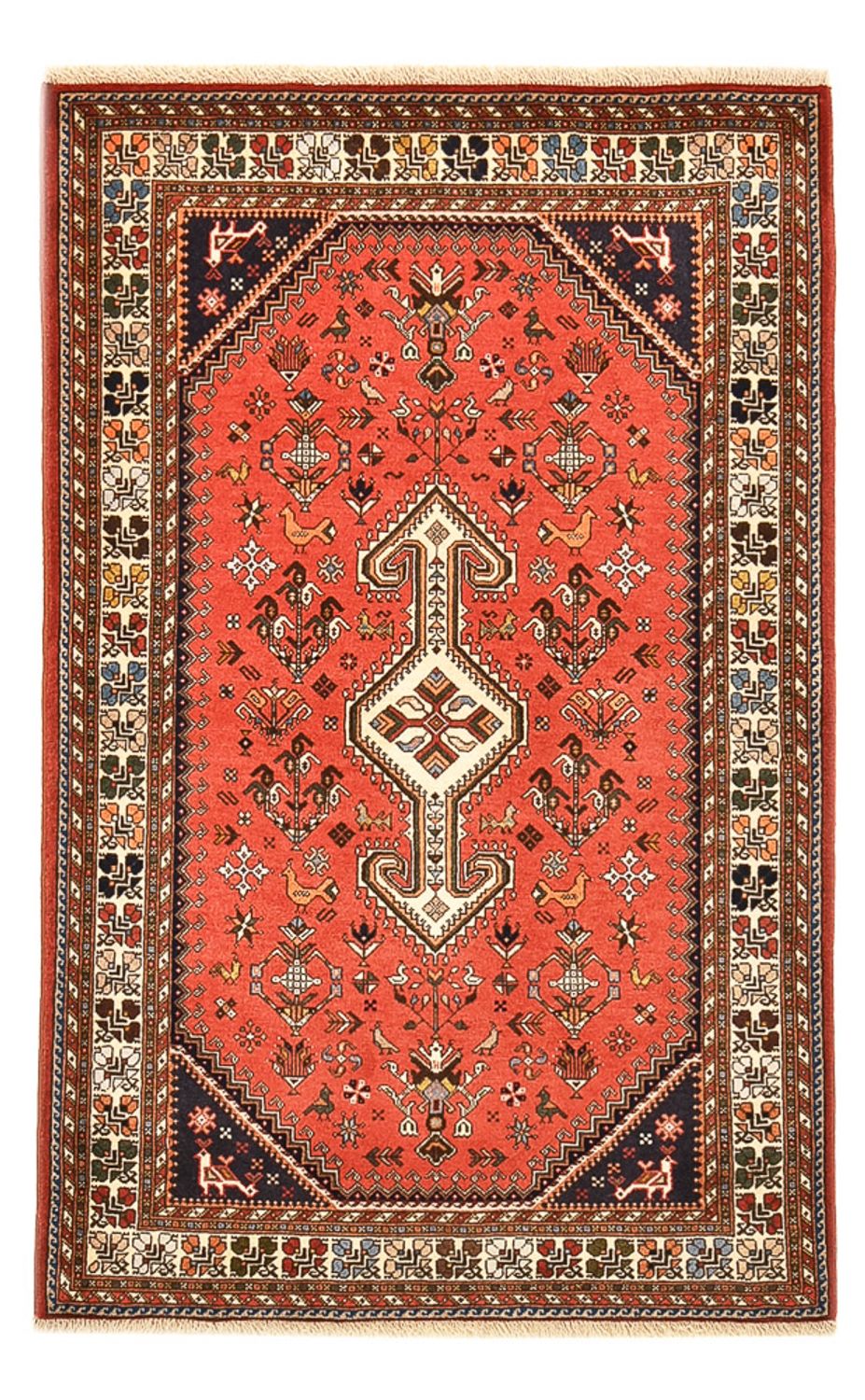 Persisk tæppe - Nomadisk - 150 x 100 cm - rød