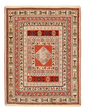 Kelim-tæppe - orientalsk - 155 x 117 cm - flerfarvet