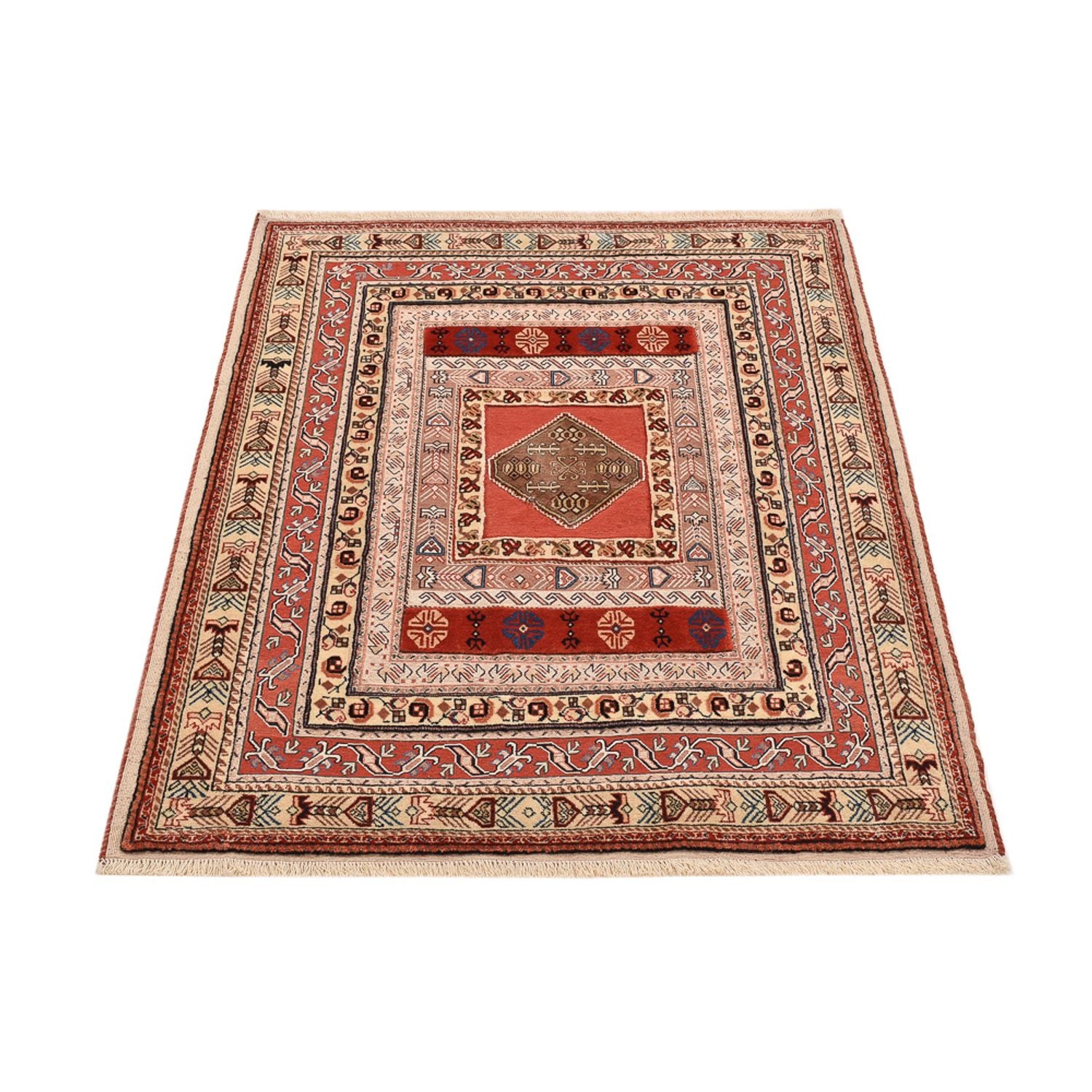 Kelim-tæppe - orientalsk - 155 x 117 cm - flerfarvet