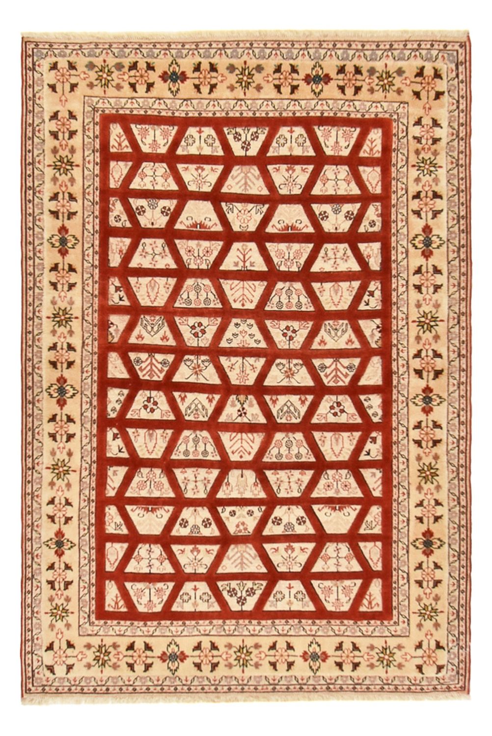 Kelim-tæppe - orientalsk - 190 x 130 cm - flerfarvet