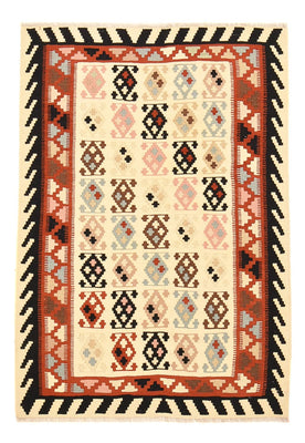 Kelim-tæppe - orientalsk - 150 x 105 cm - beige