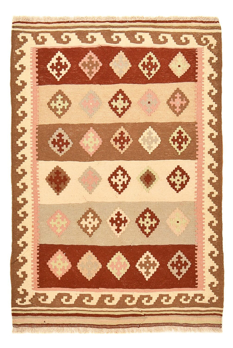 Kelim-tæppe - orientalsk - 147 x 100 cm - flerfarvet