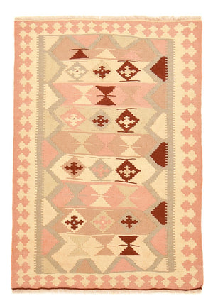 Kelim-tæppe - orientalsk - 145 x 100 cm - flerfarvet