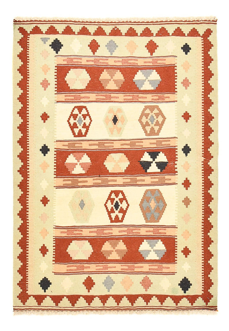 Kelim-tæppe - orientalsk - 145 x 100 cm - flerfarvet
