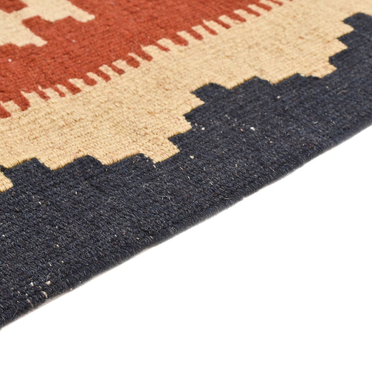 Kelim-tæppe - orientalsk - 146 x 104 cm - flerfarvet