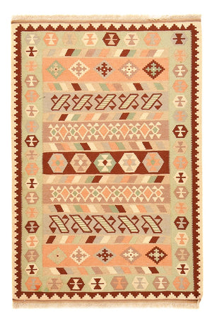 Kelim-tæppe - orientalsk - 147 x 98 cm - flerfarvet