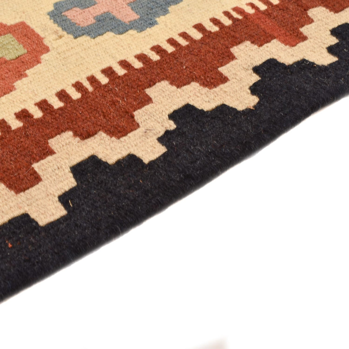 Kelim-tæppe - orientalsk - 150 x 106 cm - flerfarvet