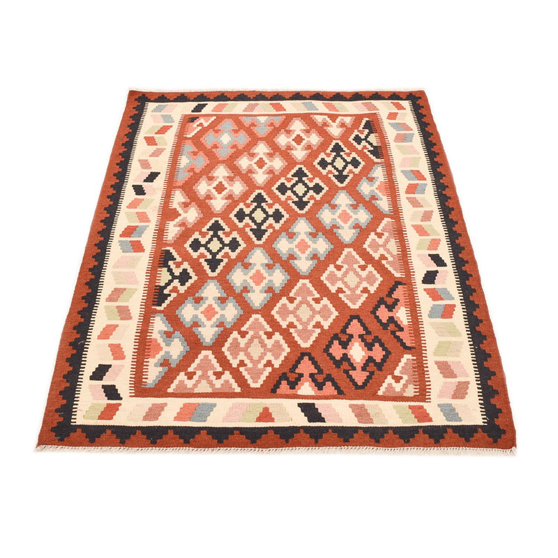 Kelim-tæppe - orientalsk - 145 x 105 cm - flerfarvet