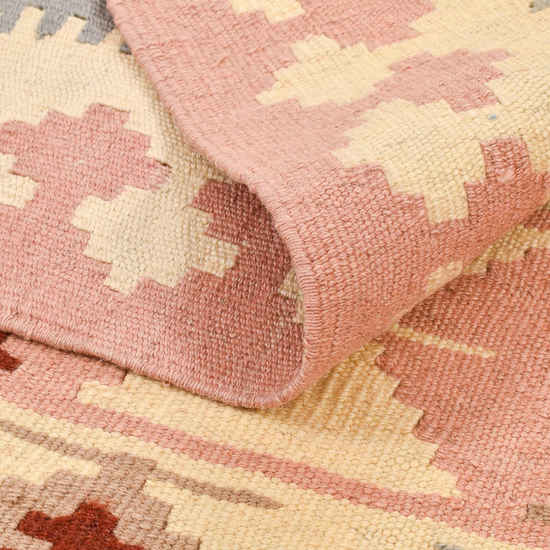 Kelim-tæppe - orientalsk - 150 x 105 cm - beige