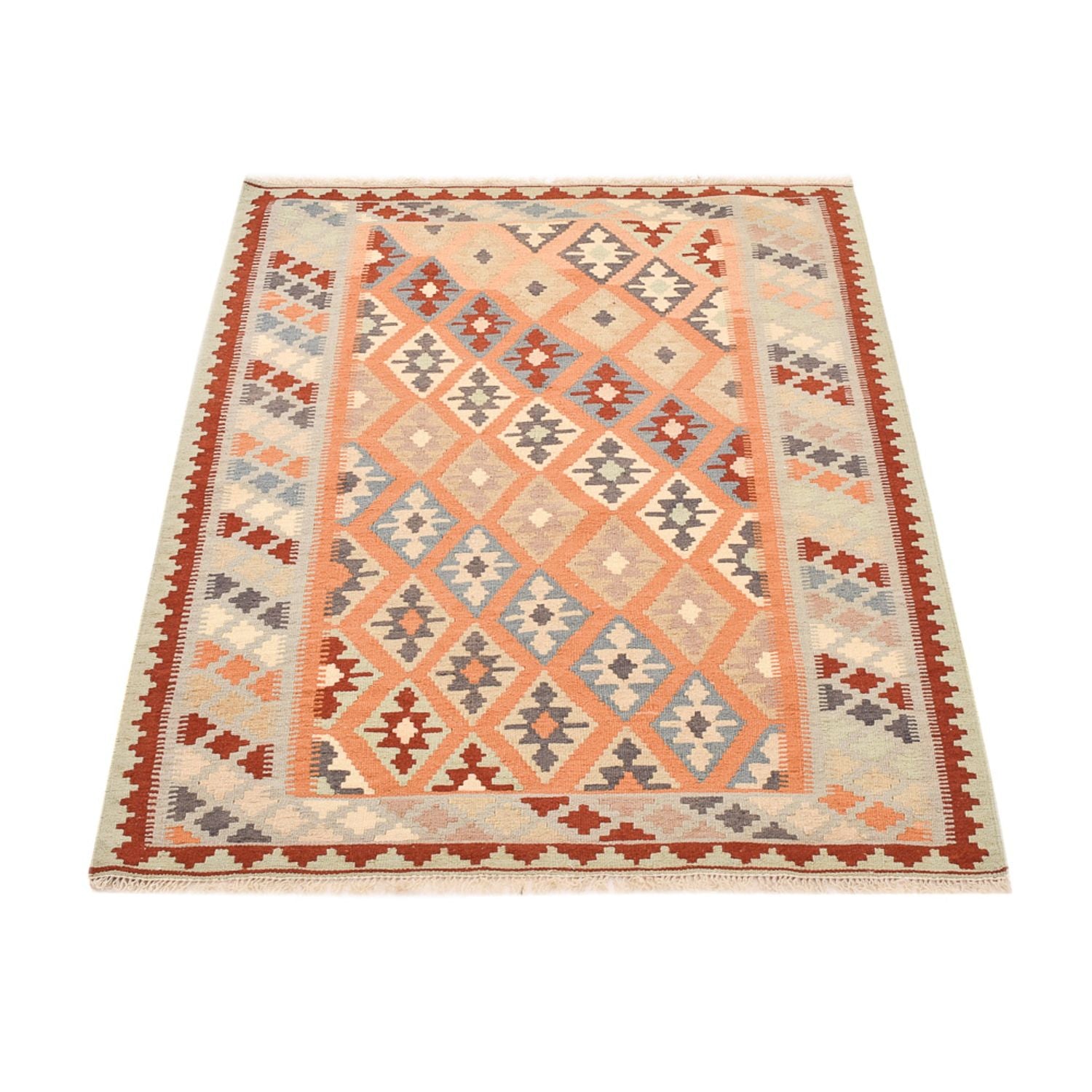 Kelim-tæppe - orientalsk - 145 x 103 cm - flerfarvet