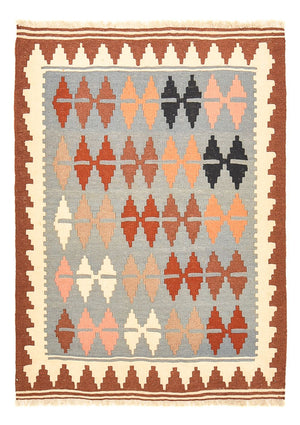 Kelim-tæppe - orientalsk - 145 x 100 cm - flerfarvet