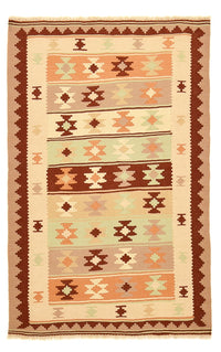 Kelim-tæppe - orientalsk - 147 x 96 cm - beige