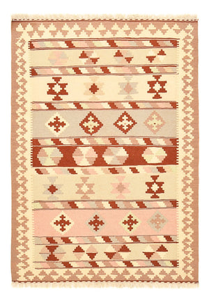 Kelim-tæppe - orientalsk - 148 x 105 cm - flerfarvet