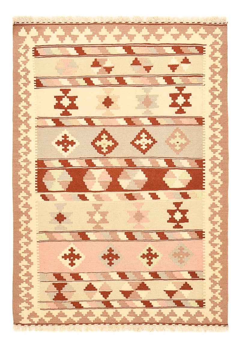 Kelim-tæppe - orientalsk - 148 x 105 cm - flerfarvet