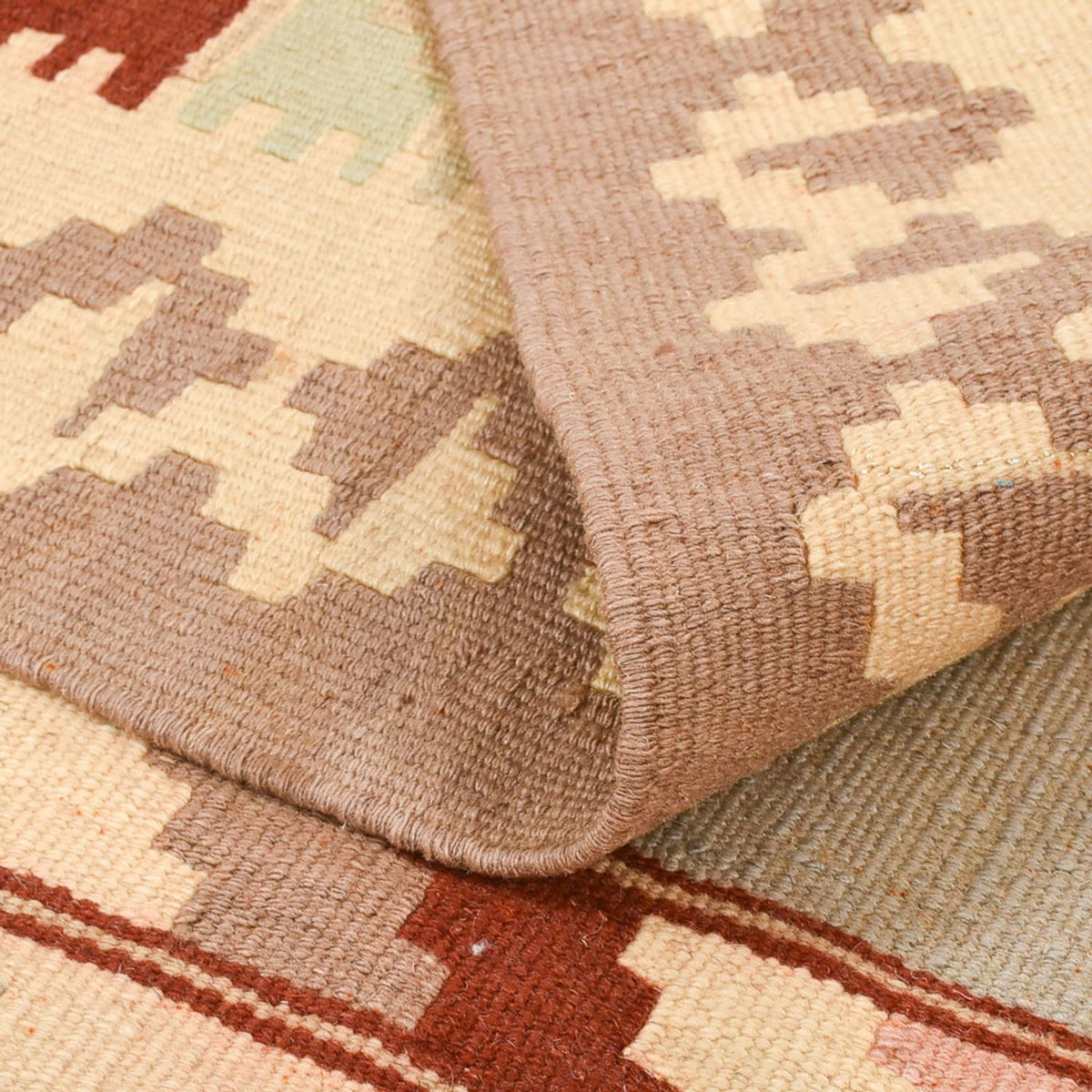 Kelim-tæppe - orientalsk - 148 x 105 cm - flerfarvet