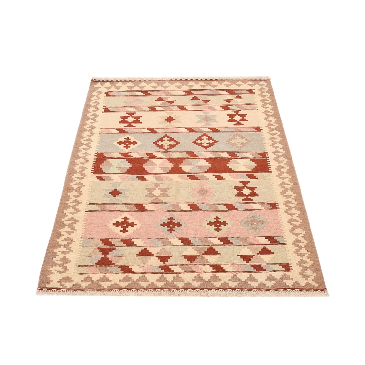 Kelim-tæppe - orientalsk - 148 x 105 cm - flerfarvet