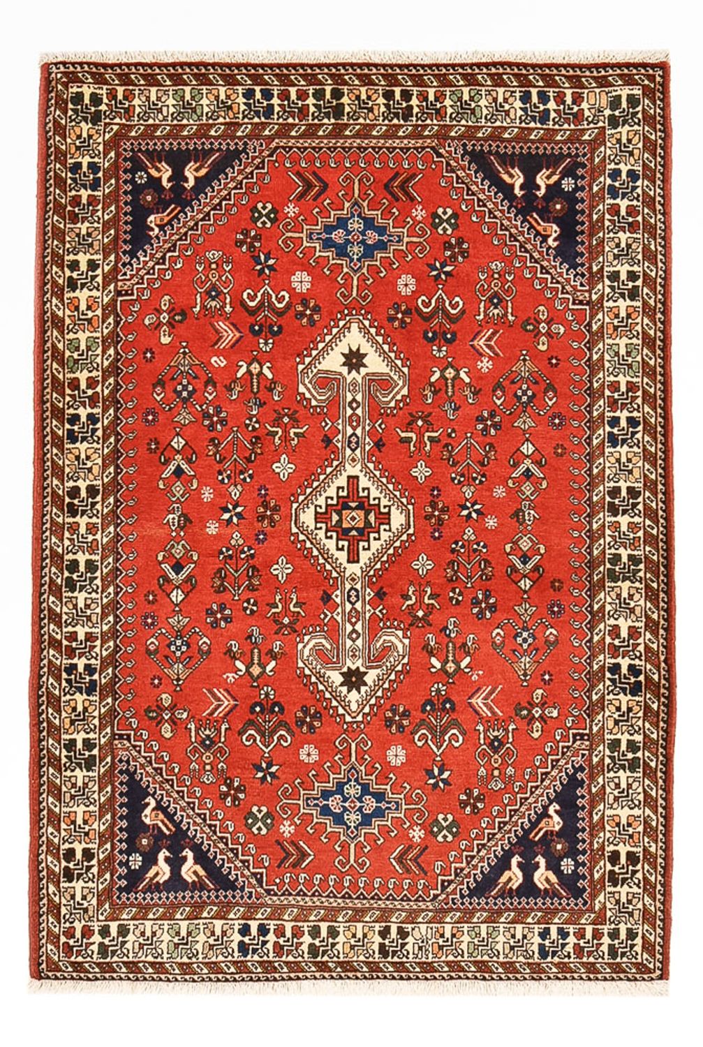 Persisk tæppe - Nomadisk - 150 x 104 cm - rød