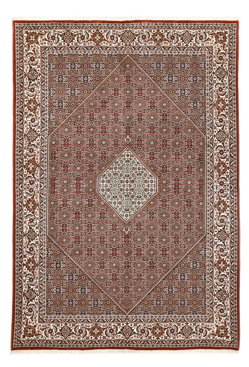 Persisk tæppe - Bijar - 298 x 200 cm - rust