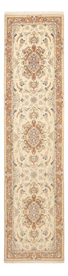 Løber Persisk tæppe - Tabriz - Royal - 370 x 87 cm - beige