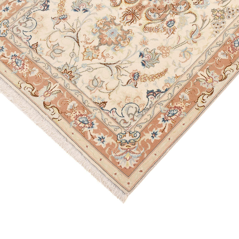 Løber Persisk tæppe - Tabriz - Royal - 370 x 87 cm - beige