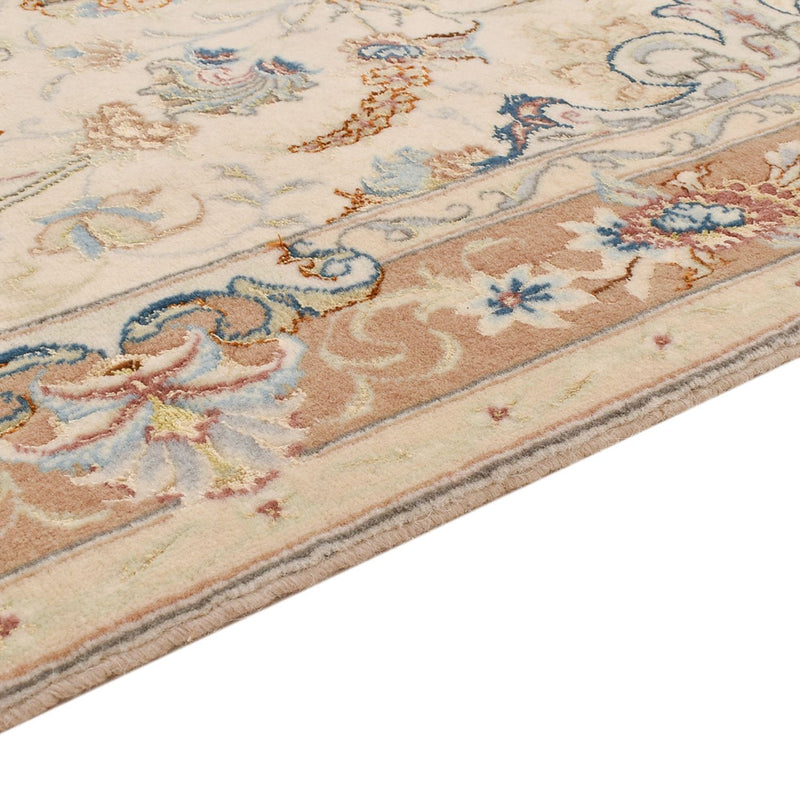 Løber Persisk tæppe - Tabriz - Royal - 370 x 87 cm - beige