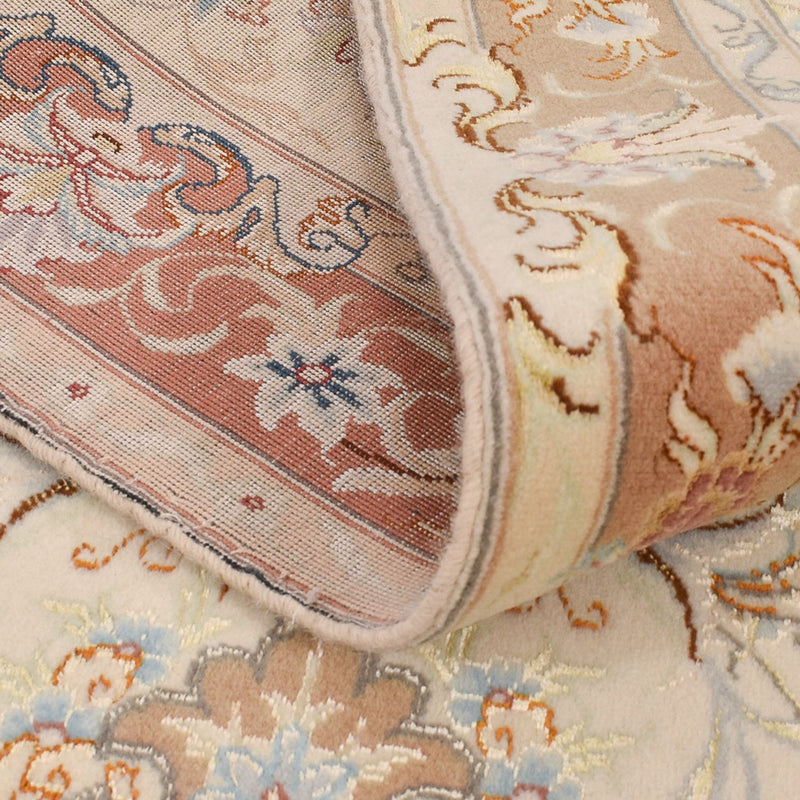 Løber Persisk tæppe - Tabriz - Royal - 370 x 87 cm - beige