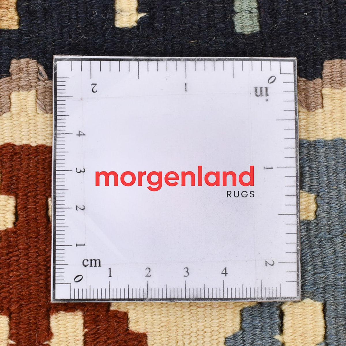 Kelim-tæppe - orientalsk - 145 x 111 cm - flerfarvet