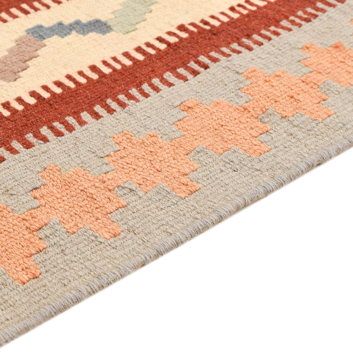 Kelim-tæppe - orientalsk - 140 x 100 cm - flerfarvet