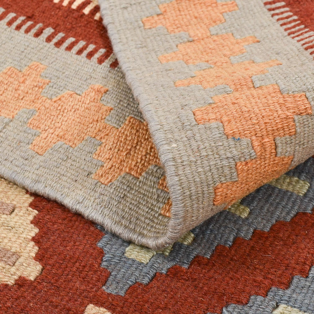 Kelim-tæppe - orientalsk - 140 x 100 cm - flerfarvet