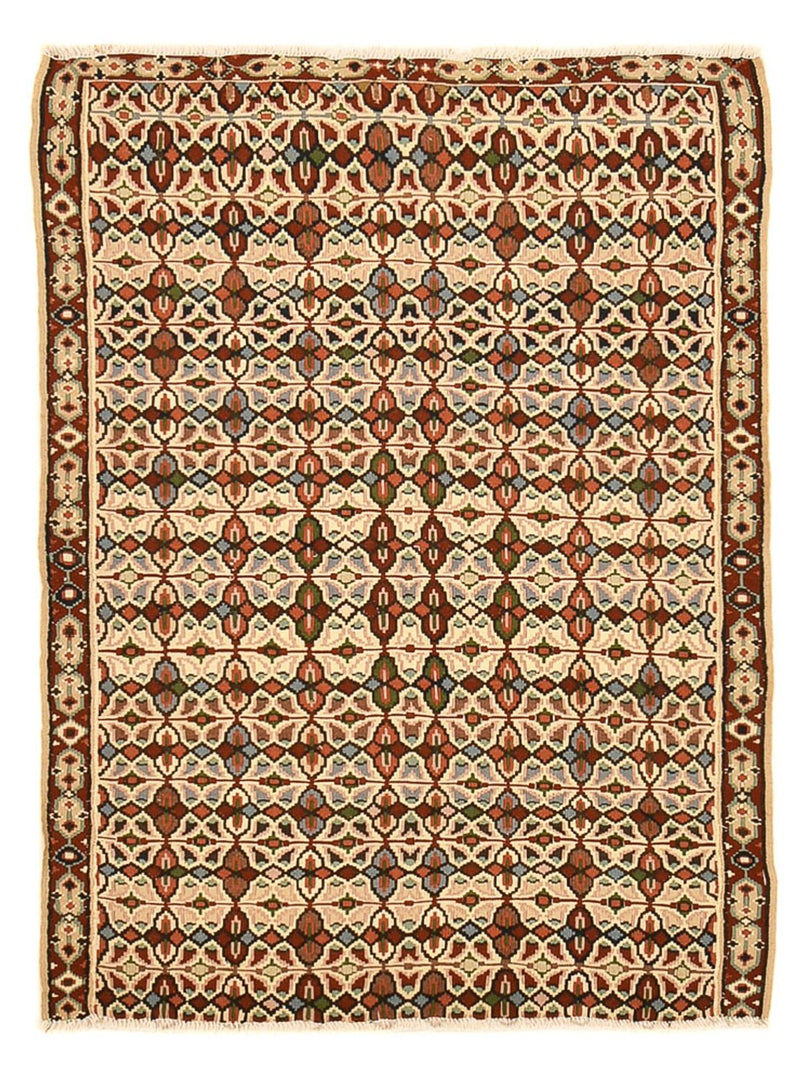 Kelim-tæppe - orientalsk - 135 x 100 cm - flerfarvet