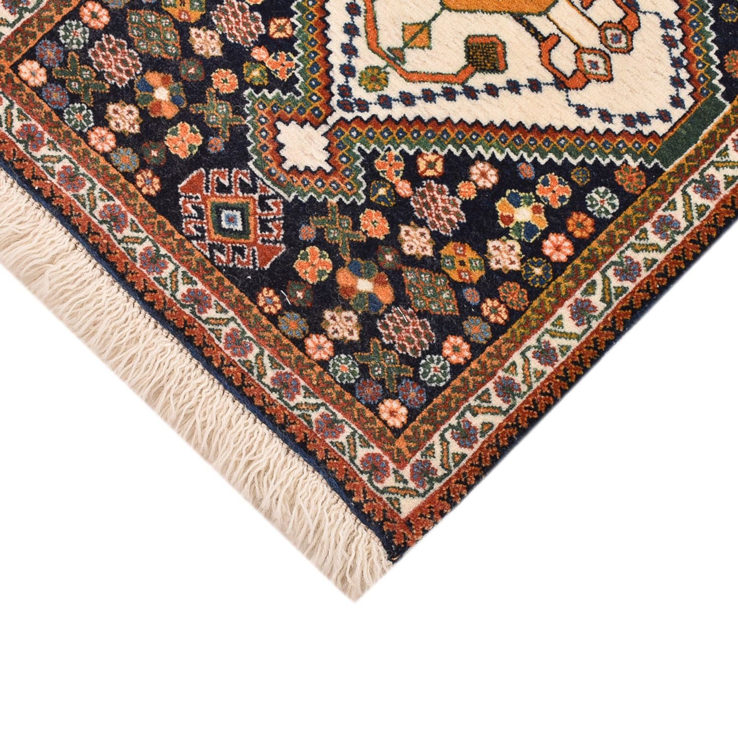 Gabbeh-tæppe - Kashkuli Persisk - 60 x 35 cm - flerfarvet