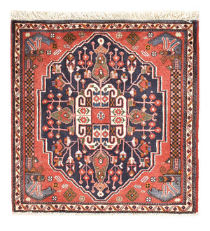 Persisk tæppe - Nomadisk - 60 x 35 cm - mørkeblå