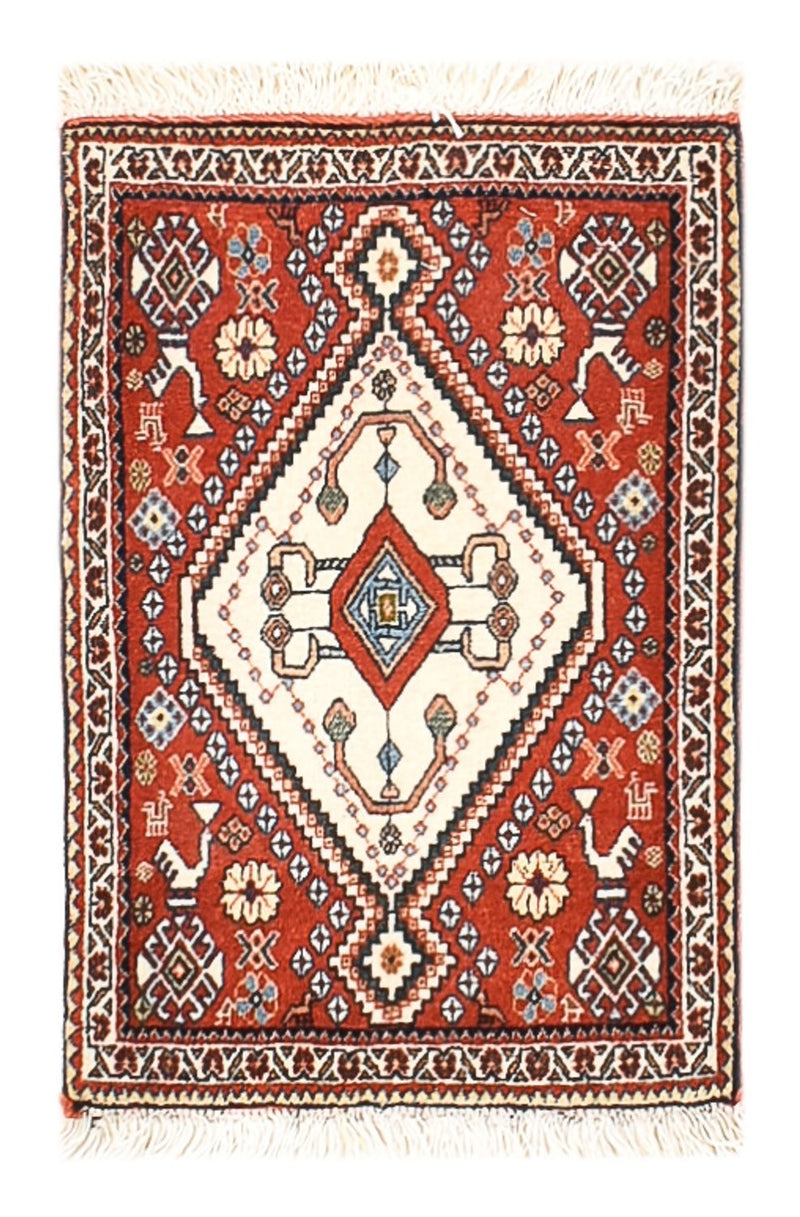 Gabbeh-tæppe - Kashkuli Persisk - 60 x 35 cm - rød