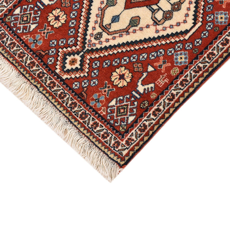 Gabbeh-tæppe - Kashkuli Persisk - 60 x 35 cm - rød