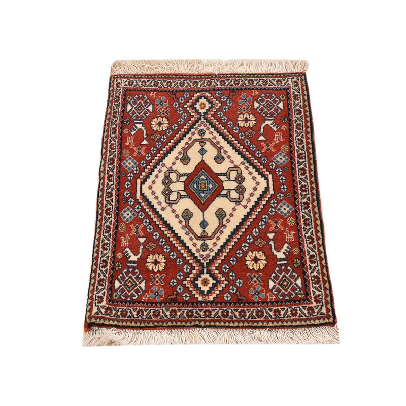 Gabbeh-tæppe - Kashkuli Persisk - 60 x 35 cm - rød