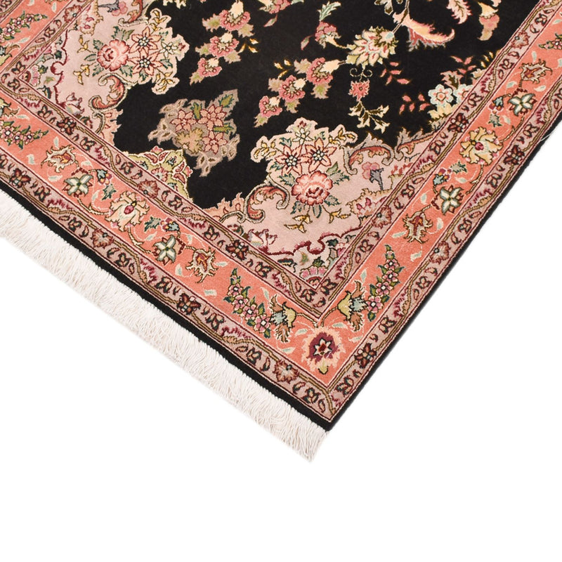 Løber Persisk tæppe - Tabriz - Premium - 210 x 80 cm - mørkeblå