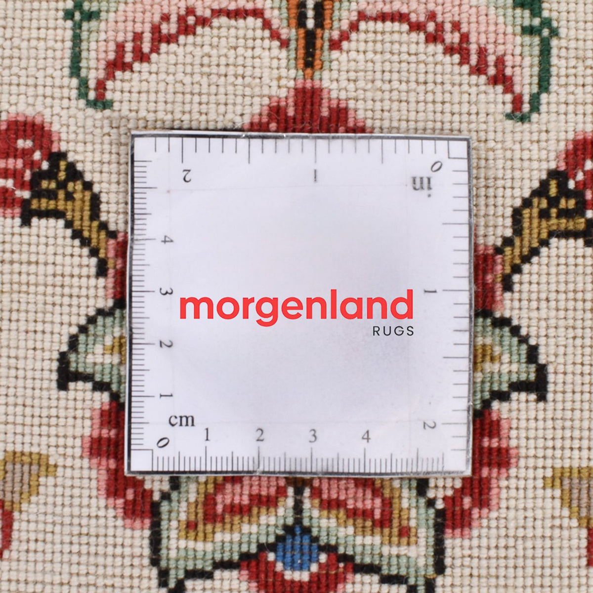 Løber Persisk tæppe - Tabriz - Royal - 301 x 68 cm - beige