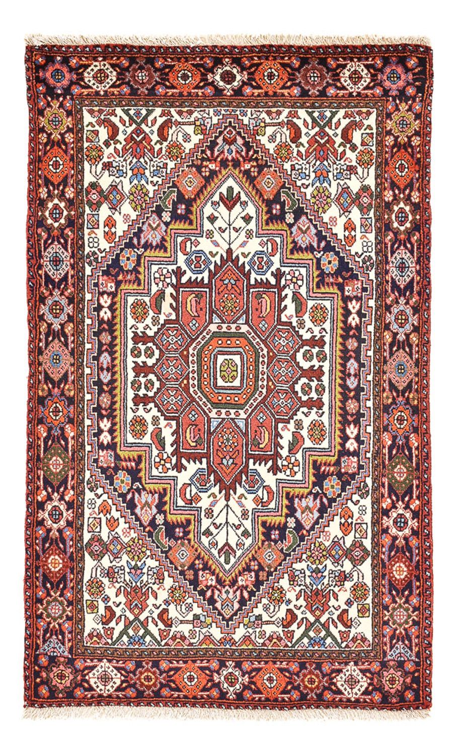 Persisk tæppe - Nomadisk - 125 x 76 cm - flerfarvet