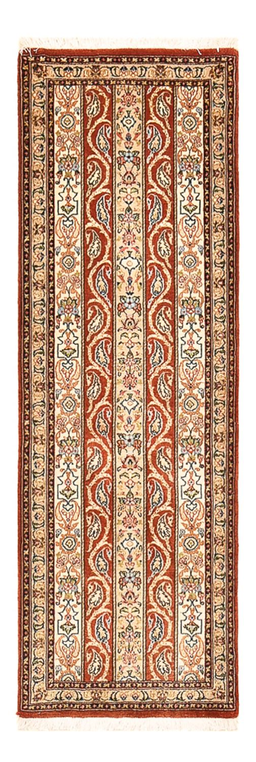 Løber Persisk tæppe - Ghom - Royal - 151 x 52 cm - mørk beige