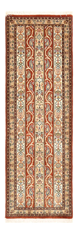 Løber Persisk tæppe - Ghom - Royal - 151 x 52 cm - mørk beige