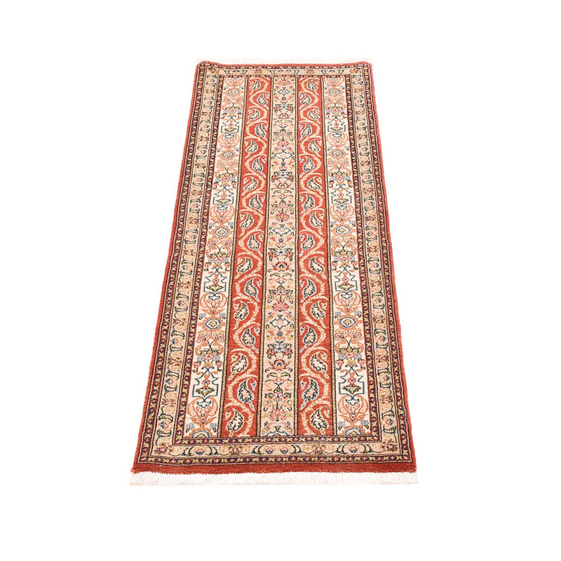 Løber Persisk tæppe - Ghom - Royal - 151 x 52 cm - mørk beige