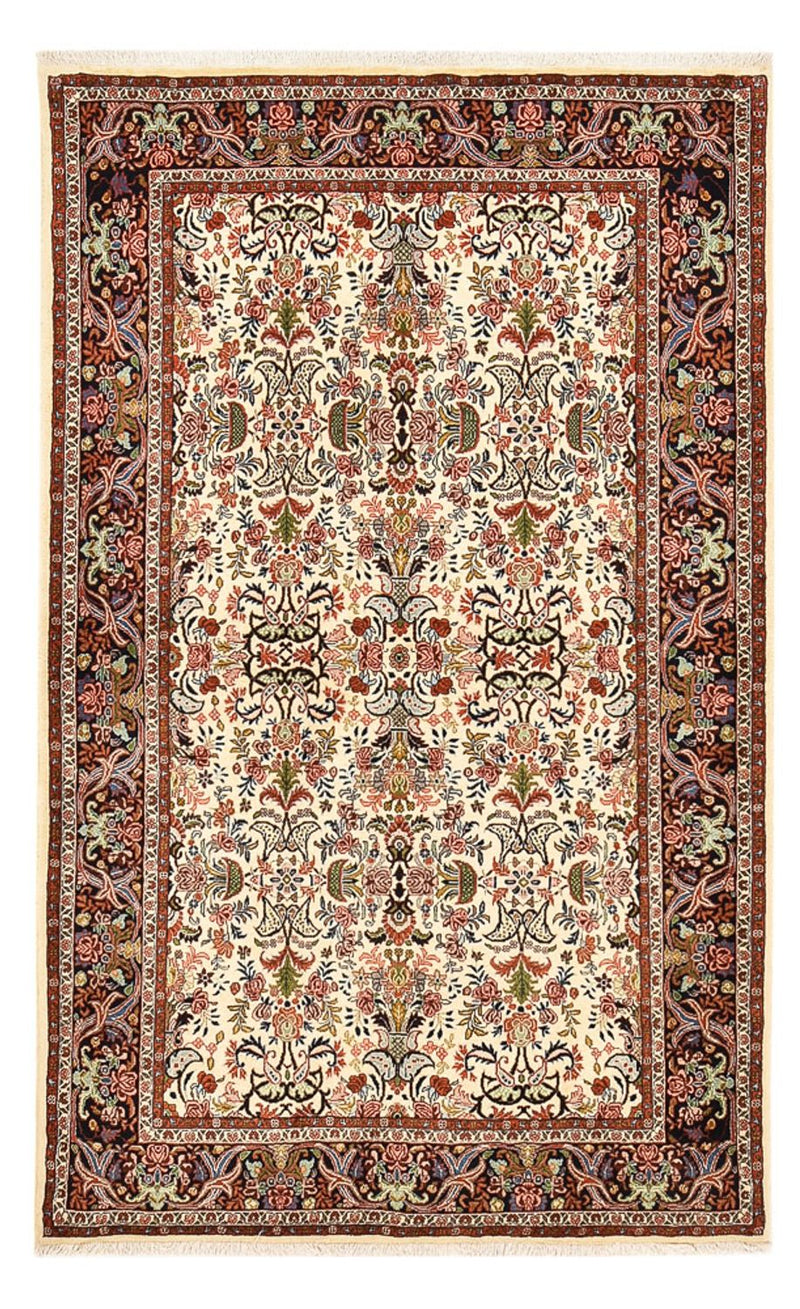 Persisk tæppe - Bijar - 227 x 141 cm - mørk beige