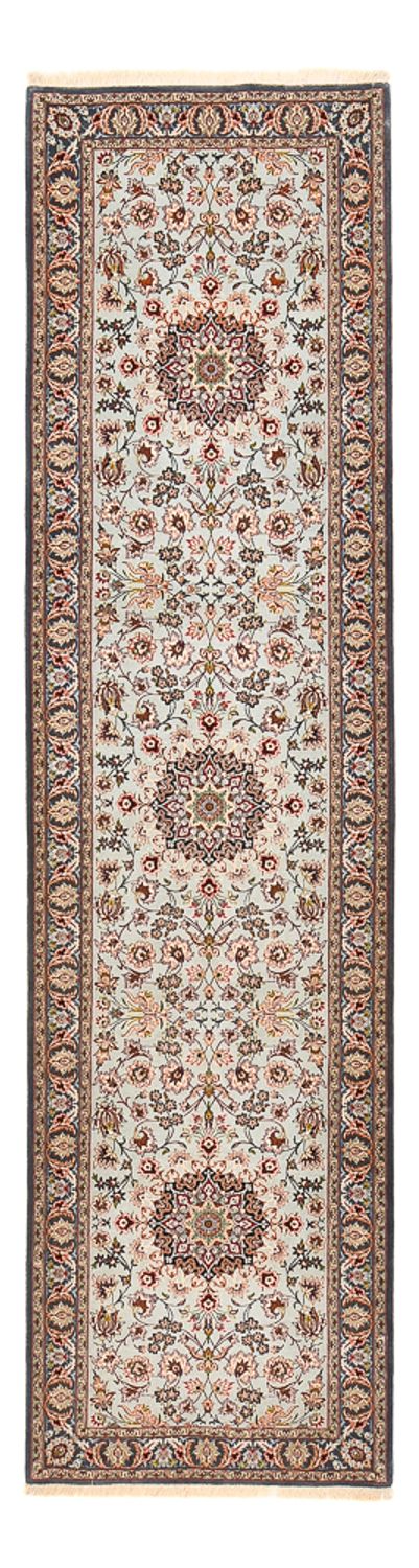 Løber Persisk tæppe - Isfahan - Premium - 313 x 83 cm - rust