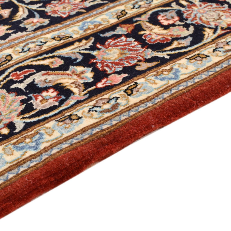 Persisk tæppe - Isfahan - Premium - 158 x 103 cm - mørkeblå