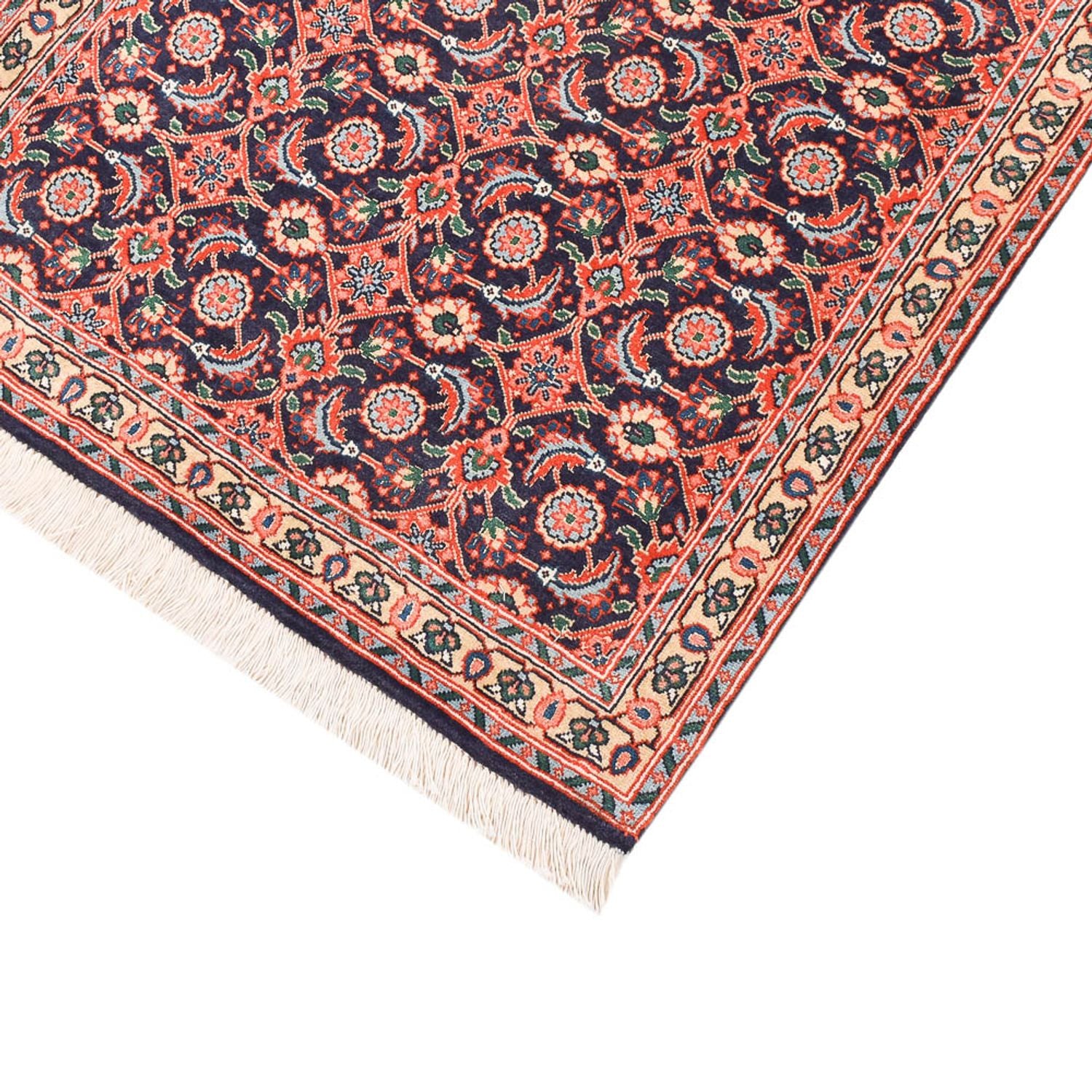 Løber Persisk tæppe - Tabriz - Royal - 192 x 64 cm - rust