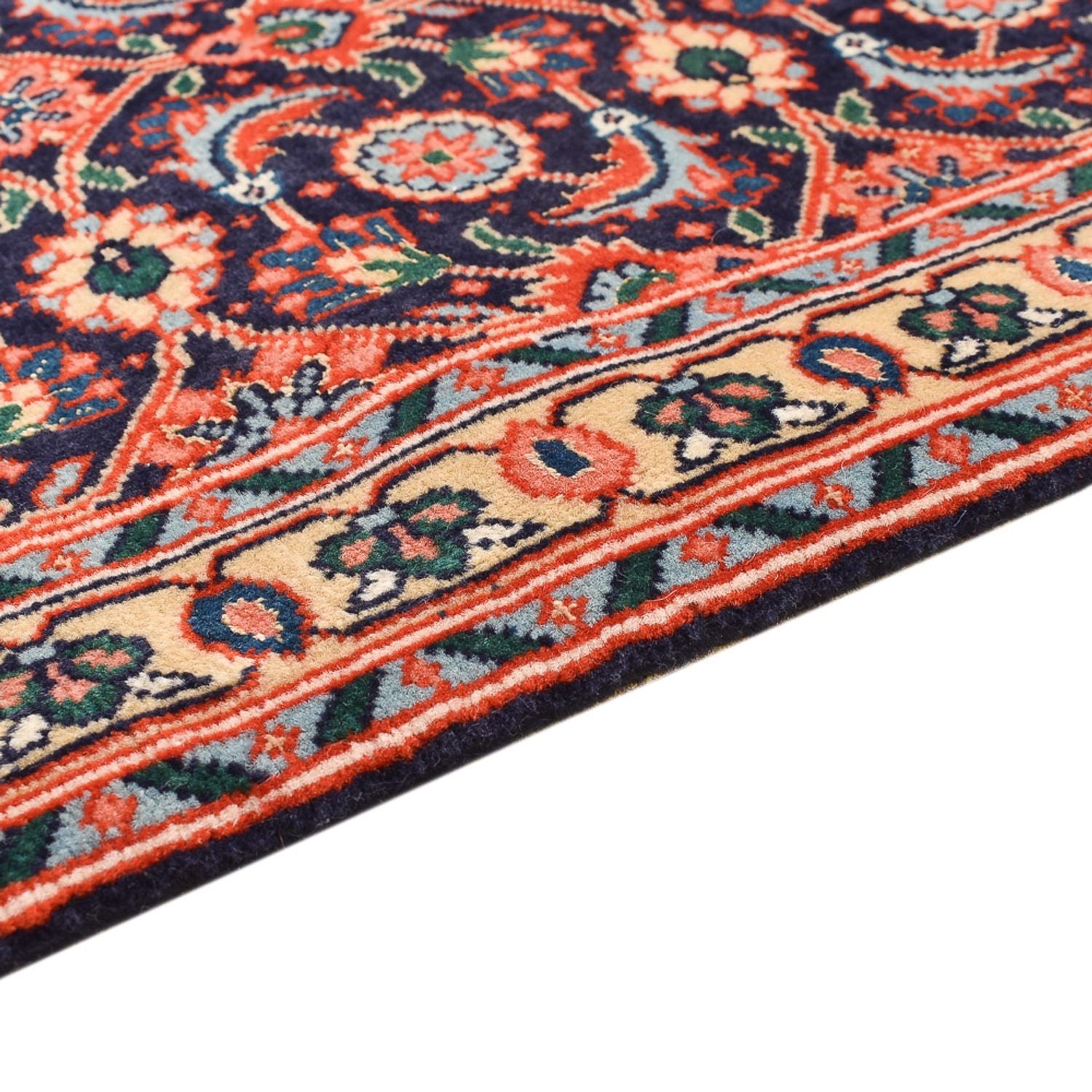 Løber Persisk tæppe - Tabriz - Royal - 192 x 64 cm - rust