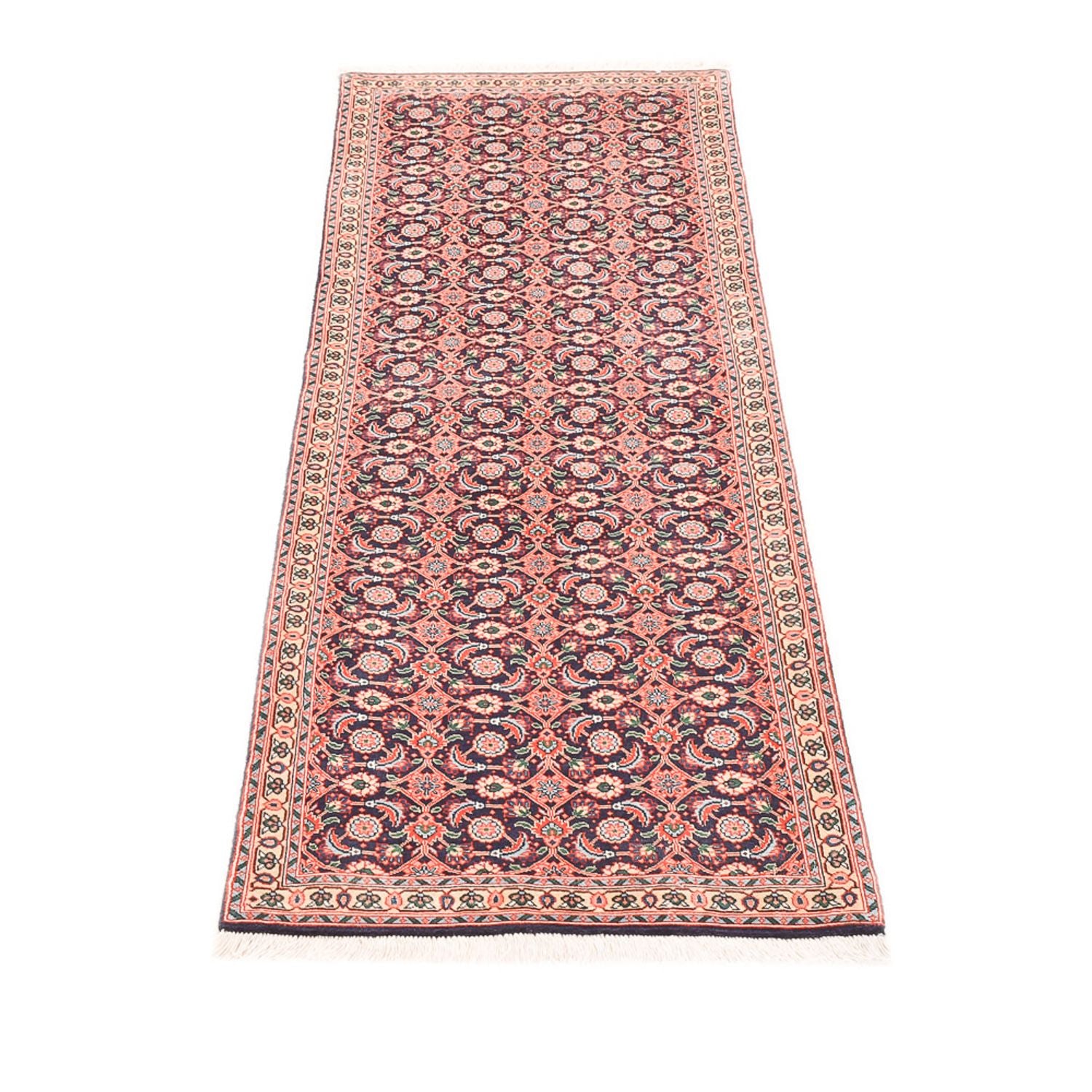 Løber Persisk tæppe - Tabriz - Royal - 192 x 64 cm - rust